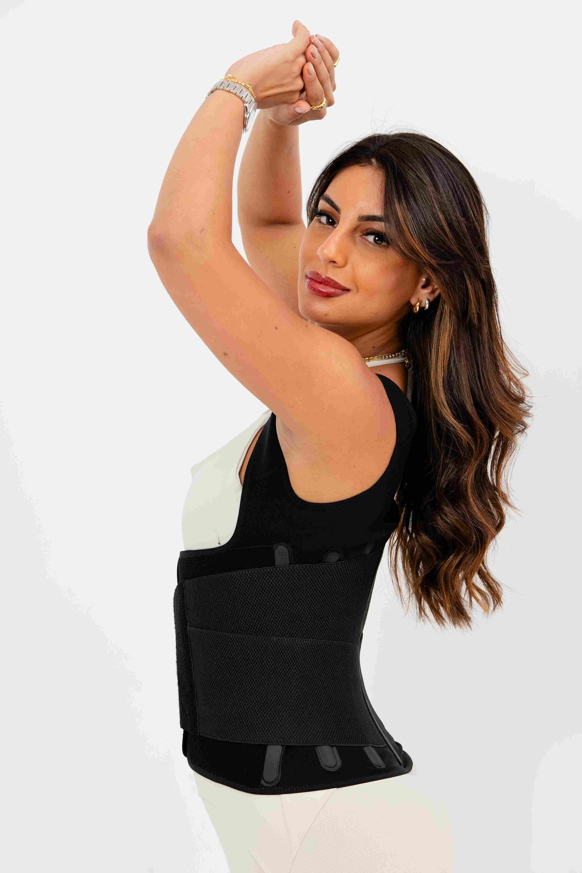 Cinta com Alças e Cobertura Total Destroyer | Modela Costas e Abdômen