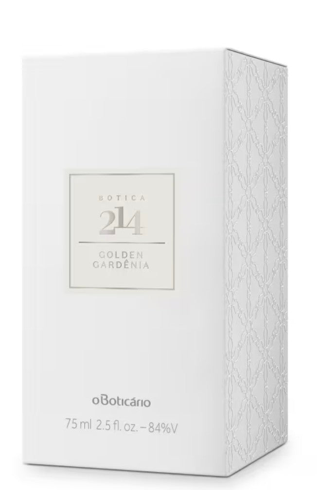 Botica 214 Golden Gardênia o Boticário - Eau de Parfum Feminino 75ml > Botica 214 Golden Gardênia o Boticário - Eau de Parfum Feminino 75ml