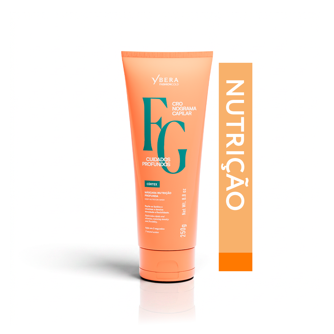 Máscara Nutrição 250g Cuidados Profundos - Ybera Fashion Gold
