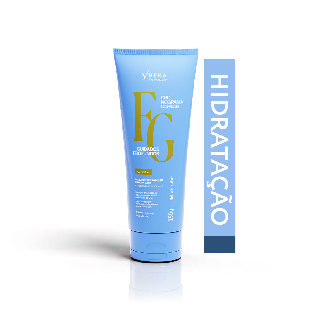 Máscara Hidratação 250g Cuidados Profundos - Ybera Fashion Gold