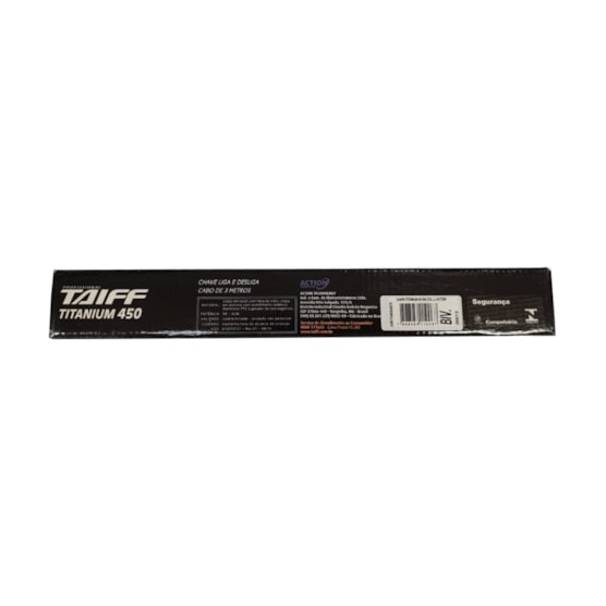 Prancha Taiff Bivolt Titanium 450 Colors Laranja A