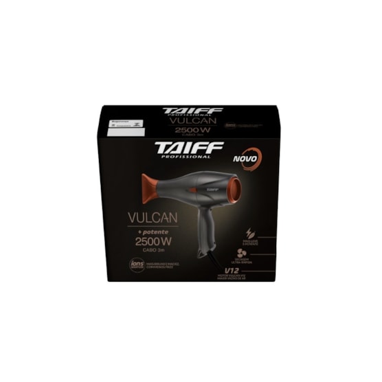 Secador Taiff Vulcan Diamante 2500w 127v