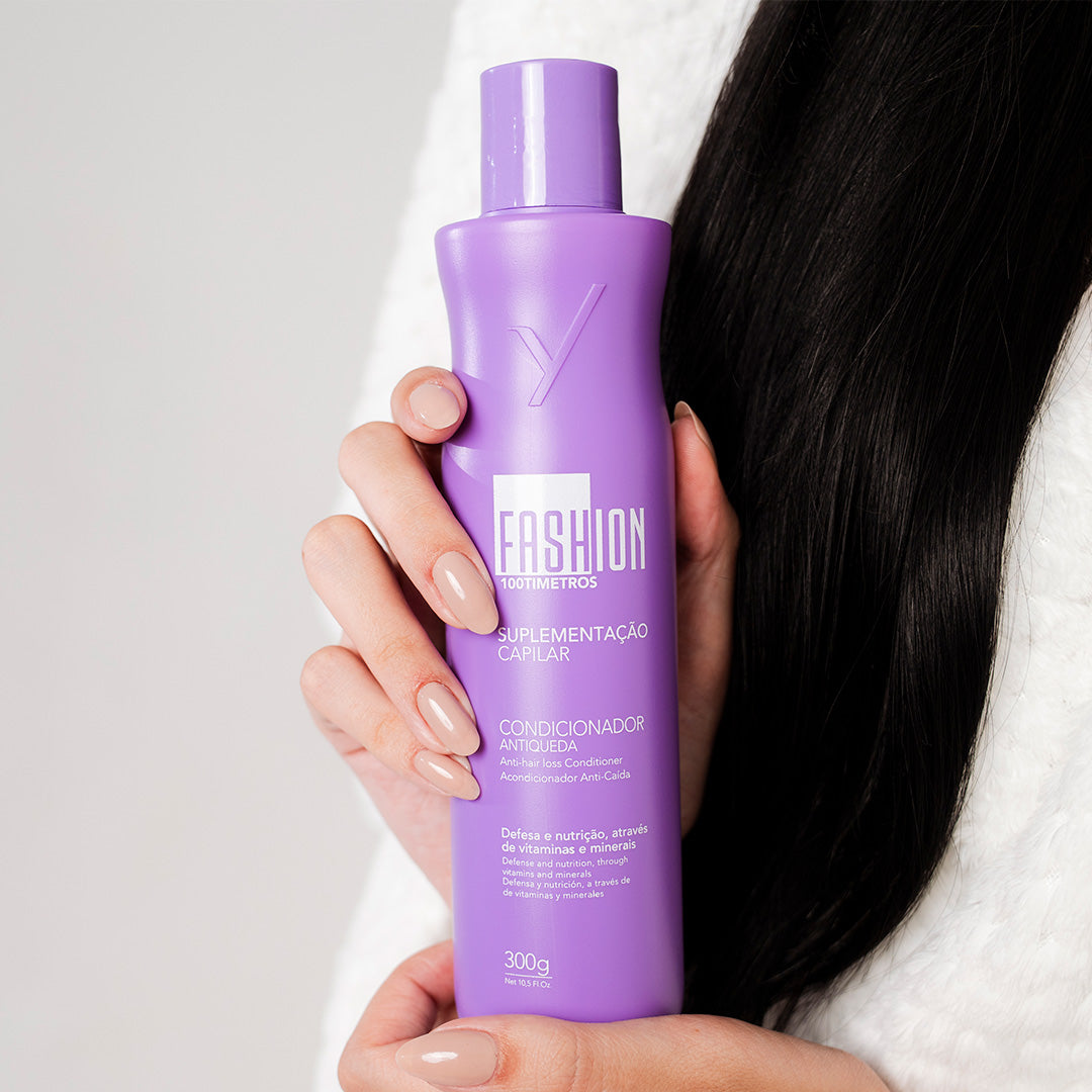 Kit Shampoo e Condicionador Antiqueda 100Tímetros - Fashion Gold