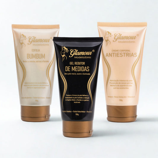 Combo Gel Redutor + Creme Corporal + Esfoliante